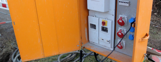 Baustrom bei Haus- und Elektrotechnik Uhlig GmbH in Schwarzenberg