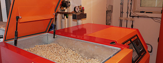 Pelletheizung bei Haus- und Elektrotechnik Uhlig GmbH in Schwarzenberg